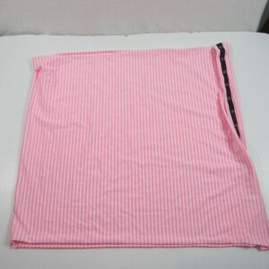Lululemon Vinyasa Scarf Women OS Luon Light Classic Stripe White Pink Shell Wrap
